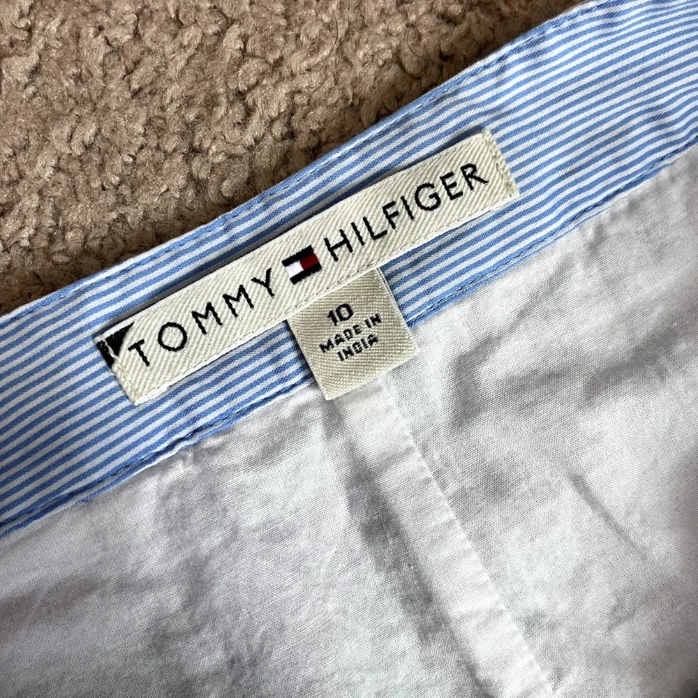Blue Pinstripe Women's Tommy Hilfiger Skirt 10